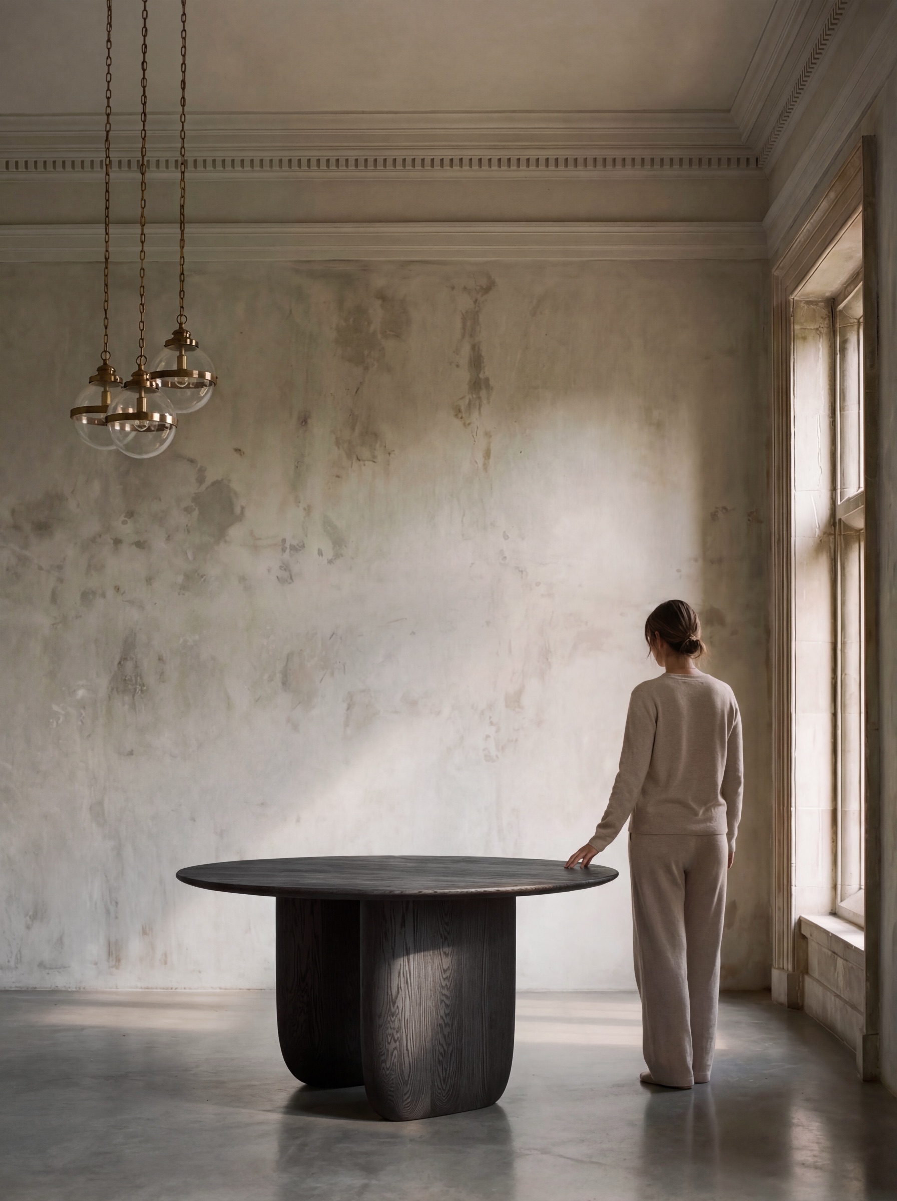 Maru round table in interior